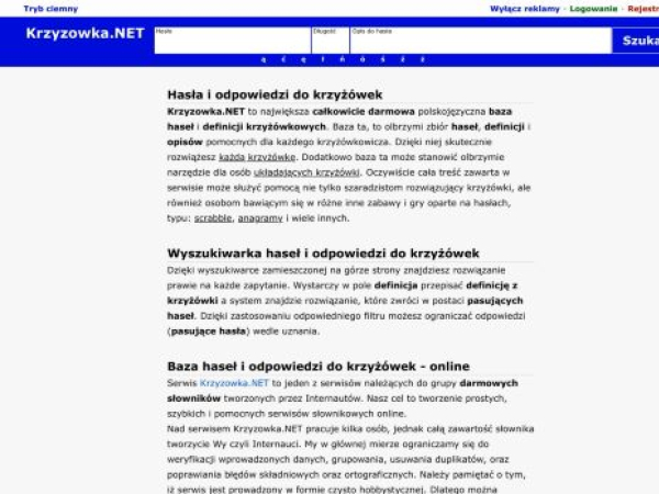 krzyzowka.net
