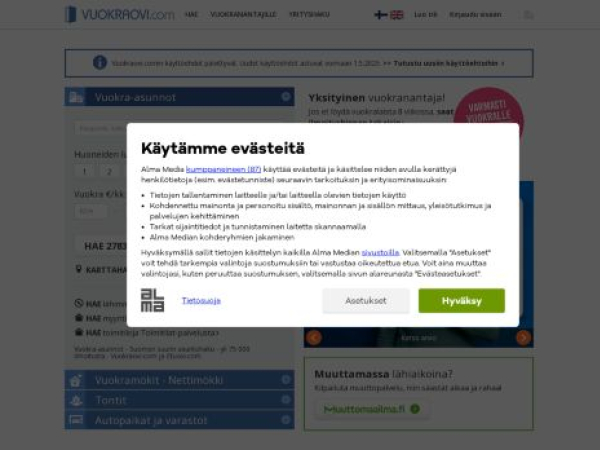 vuokraovi.com